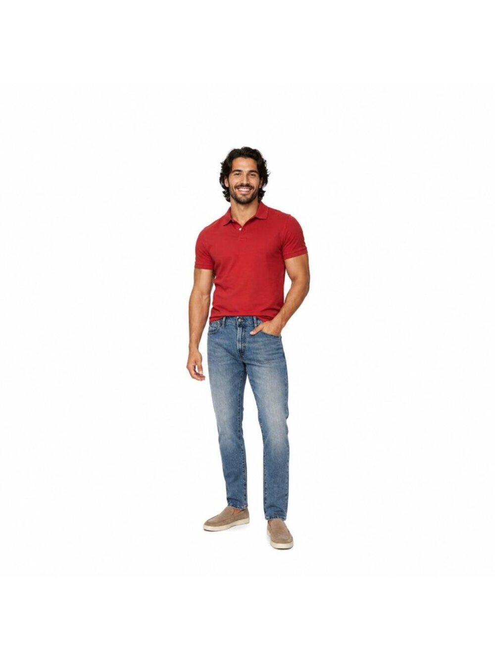 Polo Ralph Lauren Sullivan Slim Jeans 33/32 Authentic Denim Mid-Wash Menswear